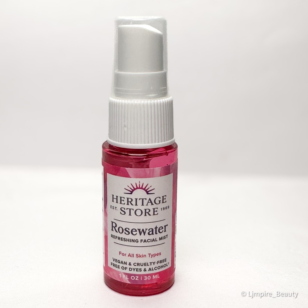 🎁 Heritage Store Rosewater Facial Mist 30 mL New